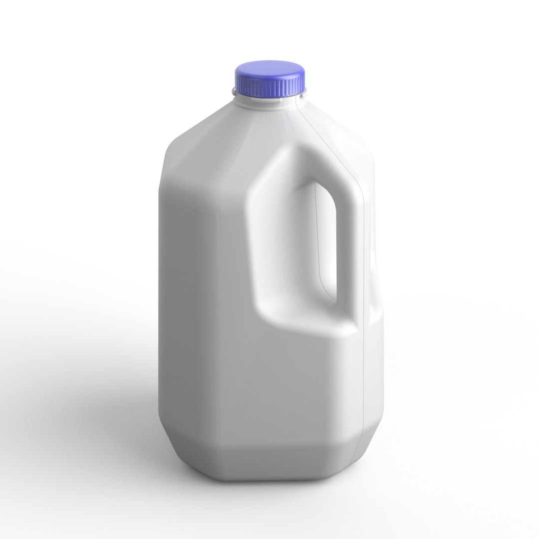 Milk Jug - Half Gallon 3D Model $8 - .max .fbx .obj - Free3D