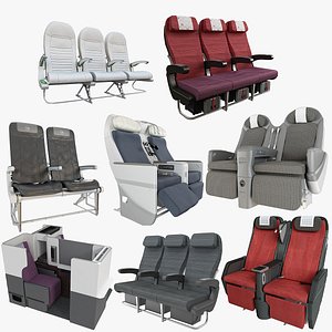 3D Airplane Seats