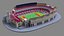 Modello 3D dello stadio di Columbus, Ohio