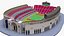 Modello 3D dello stadio di Columbus, Ohio