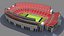 Modello 3D dello stadio di Columbus, Ohio