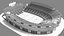 Modello 3D dello stadio di Columbus, Ohio