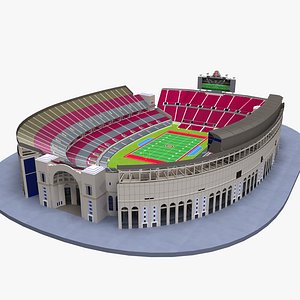 Ohio Stadium Columbus 3d Model