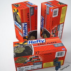 Hefty Easy Flap Trash Bags