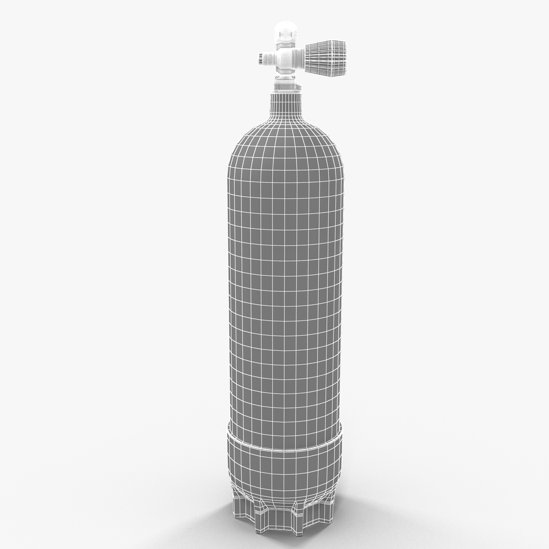 scuba tank 3d model