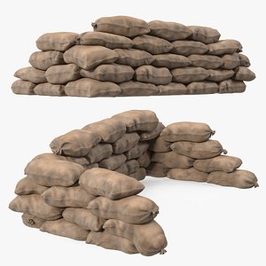 Sandbag Barricade Dusty