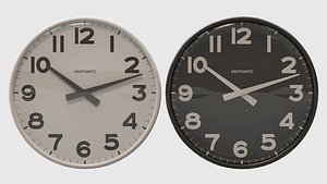 3D clock wall kriptonite model