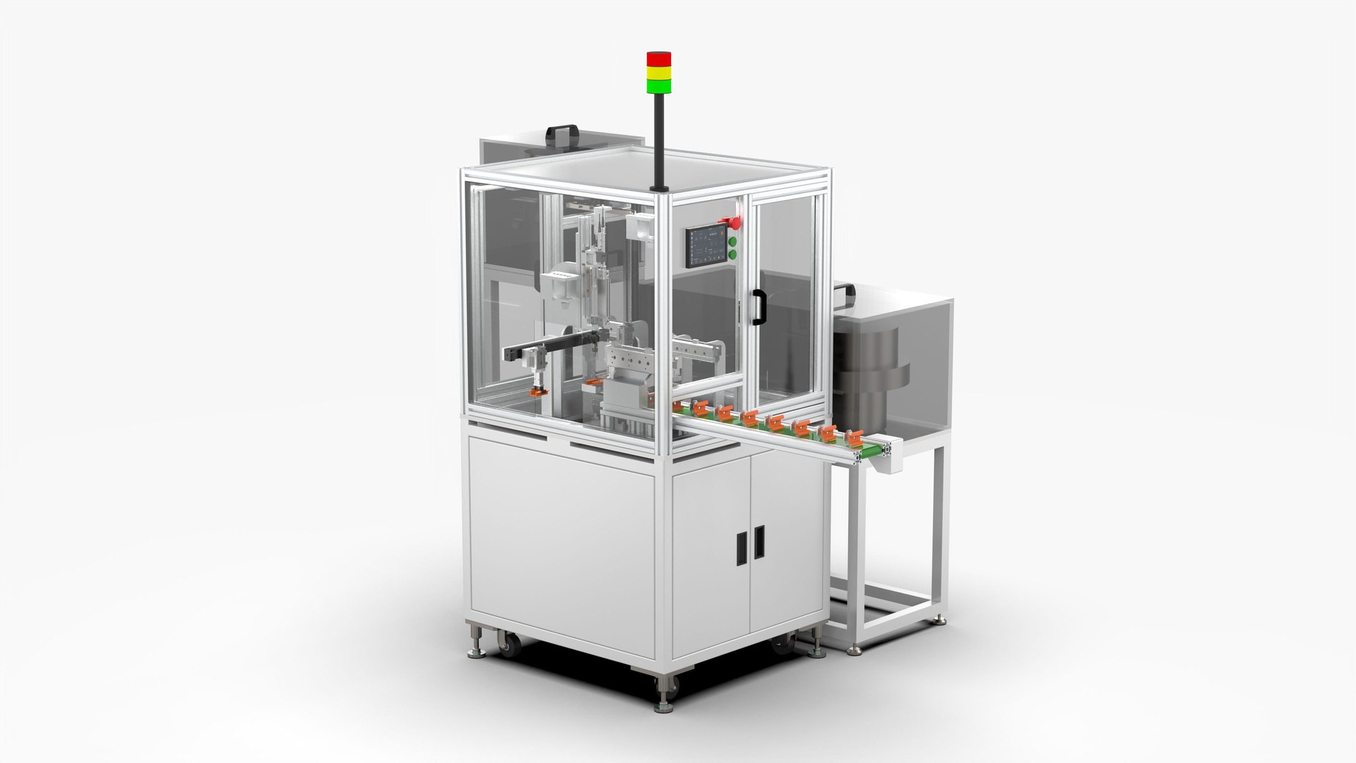 Automatic Nut Washer Bolt Assembly Machine 3D model TurboSquid 2011262