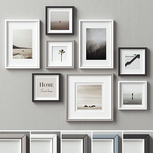 picture frames 3D model