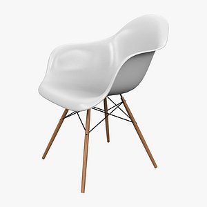 chair armchair vitra 3d model