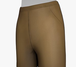 Brown Shorts Style 2 3D