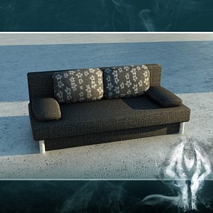 3d max couch black