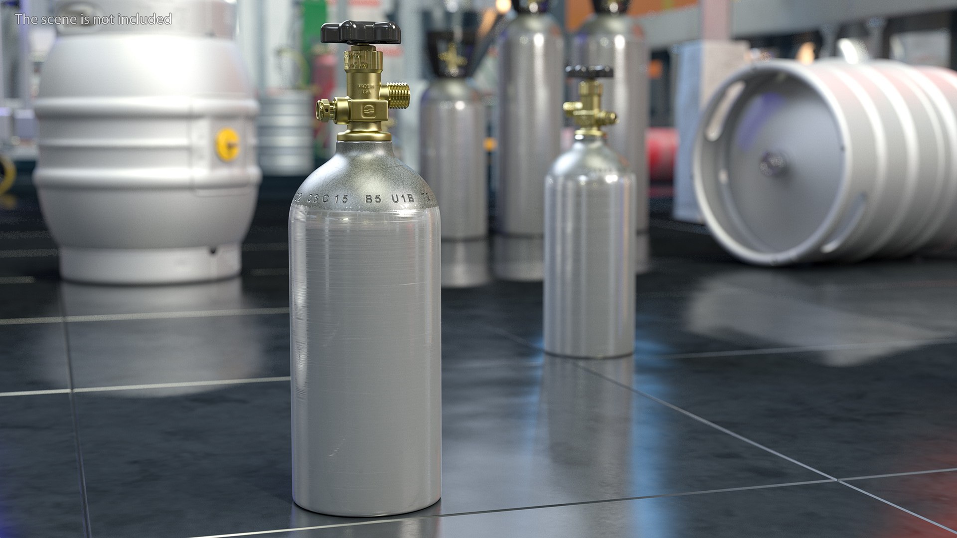 Co2 Tank Kegerator 3D Model TurboSquid 1623303