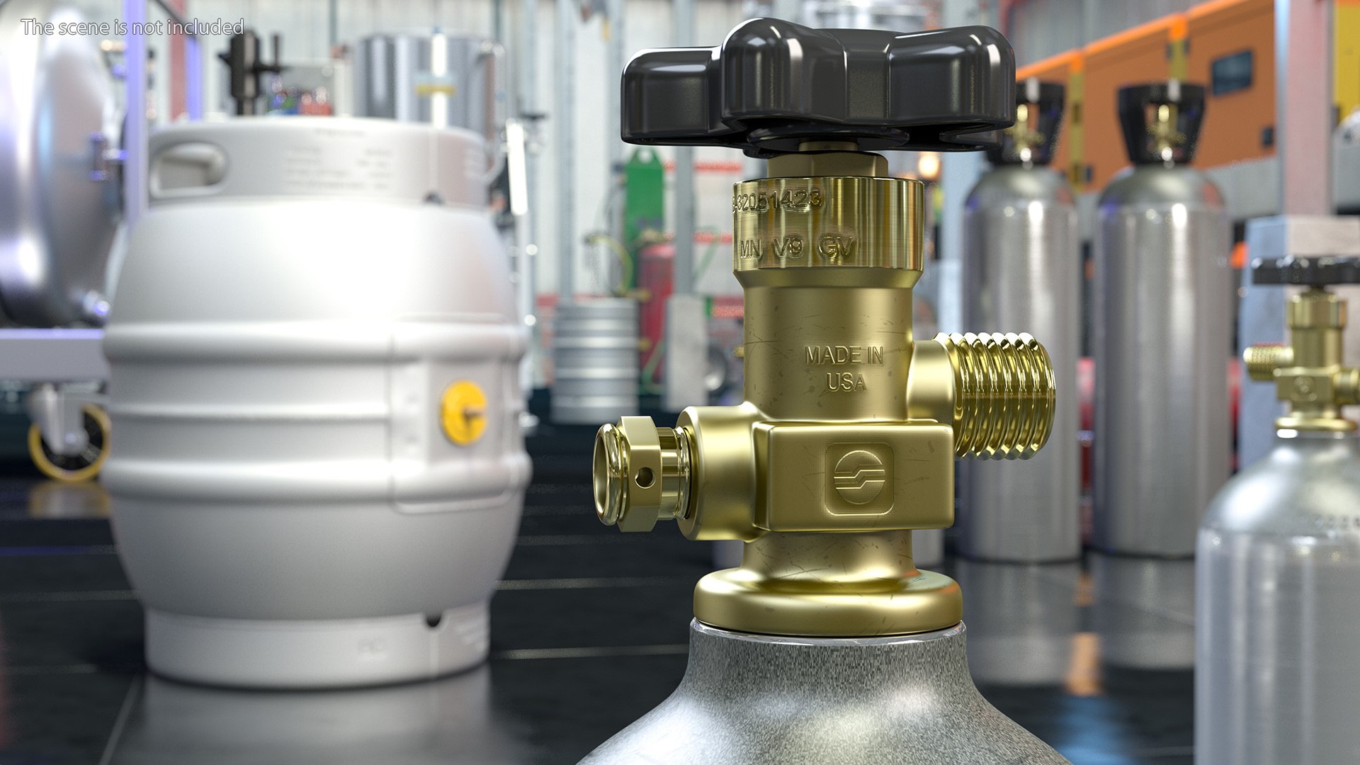 Co2 Tank Kegerator 3D Model TurboSquid 1623303