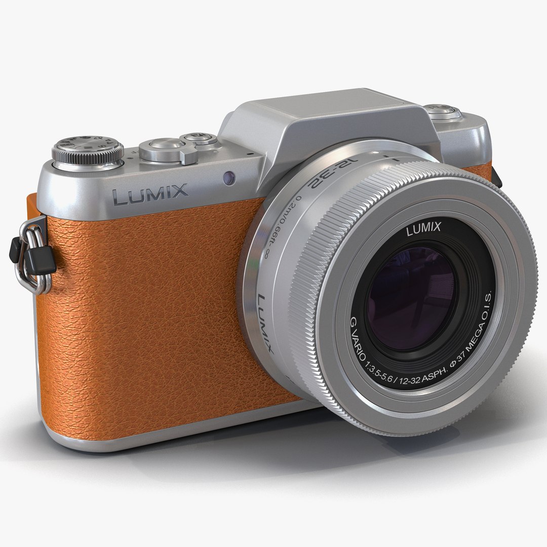 Panasonic DMC GF7 Brown 3D Model 3D model preview