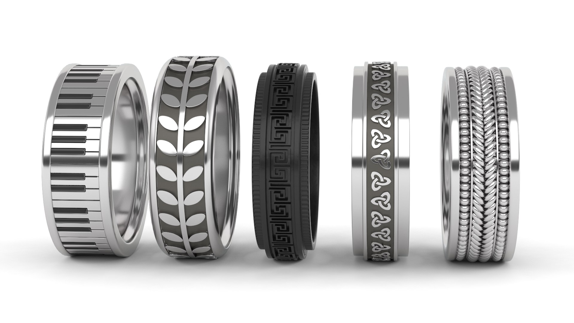 3D Model Rings Collection - TurboSquid 1881982