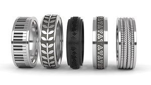 3D model Rings Collection