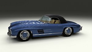 mercedes 300sl 3d model