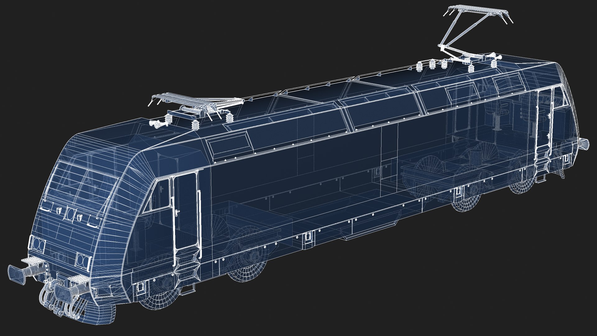 3D Model Db Class 101 Electric Locomotive - TurboSquid 2473877