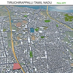 3D Tiruchirappalli Tamil Nadu model
