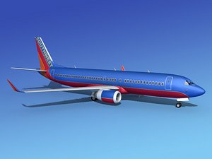 3d model boeing 737-800 737