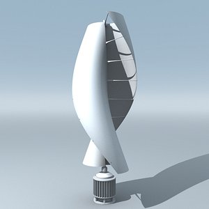 3ds max helical savonius wind turbine