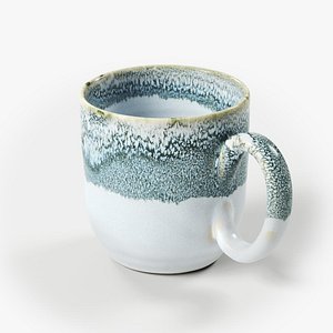 ONOMAO - Tea cup Teal Dipped 3D