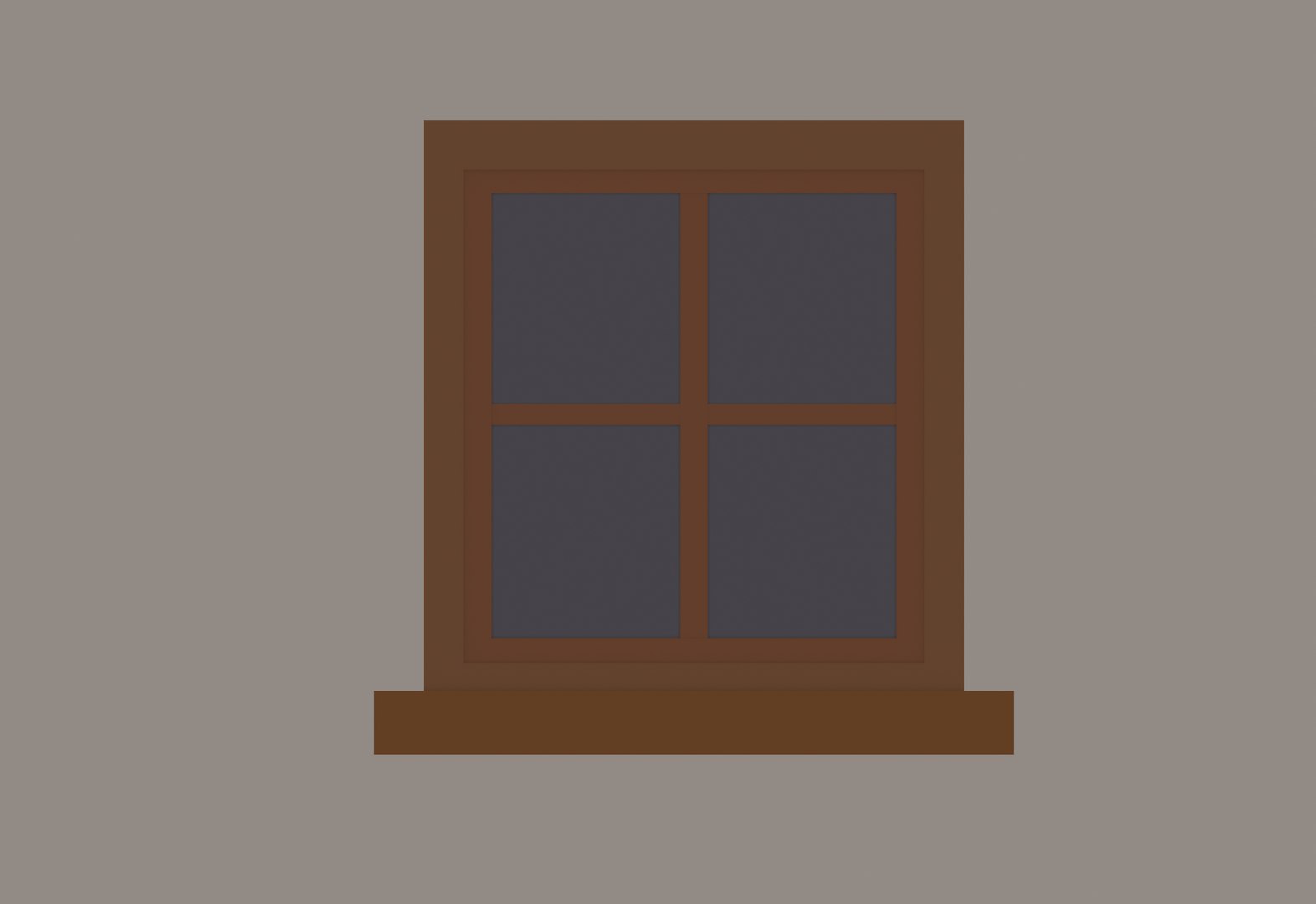 Window Low Poly Model - TurboSquid 2058259