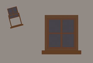 Window Low Poly model