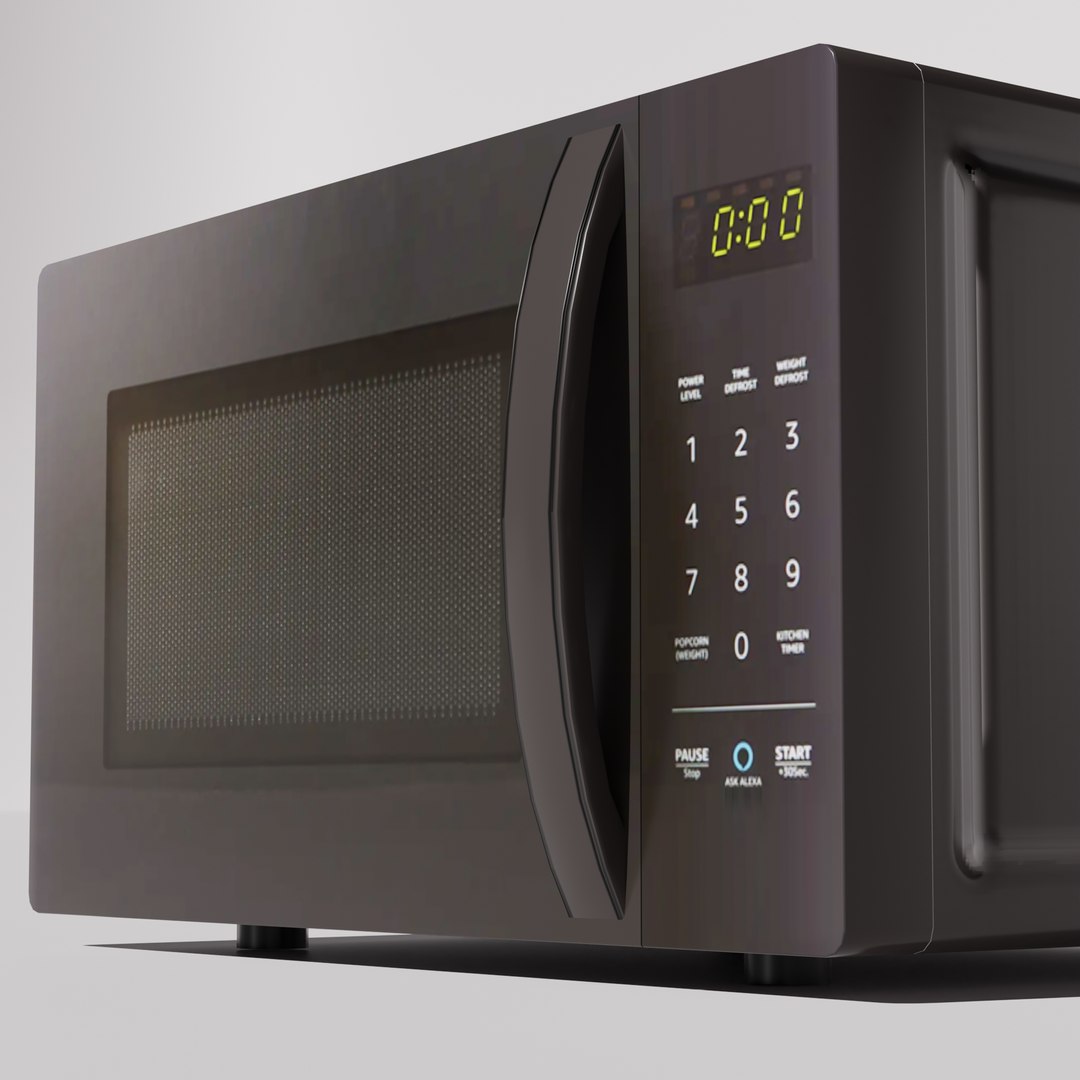 Microwave Basic 3D Model - TurboSquid 1988119