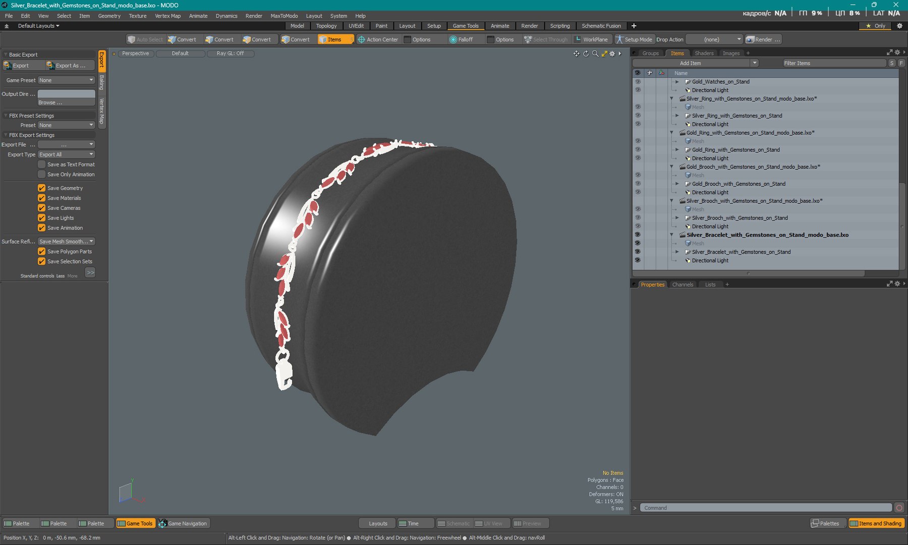 Silver Bracelet with Gemstones on Stand 3D model https://p.turbosquid.com/ts-thumb/fi/oyDRrU/dZ/silver_bracelet_with_gemstones_on_stand_1004/jpg/1748403919/1920x1080/fit_q87/0681c2e31c3112b9fbbce26827f51a7a6fcb2d05/silver_bracelet_with_gemstones_on_stand_1004.jpg