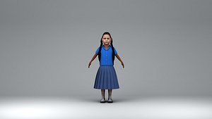 indian school girl
