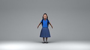 indian school girl