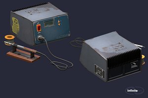 Soldering staition 3D model