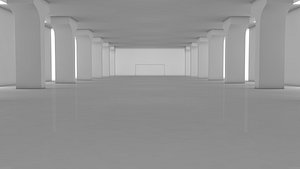 Sci Fi Warehouse 3D model