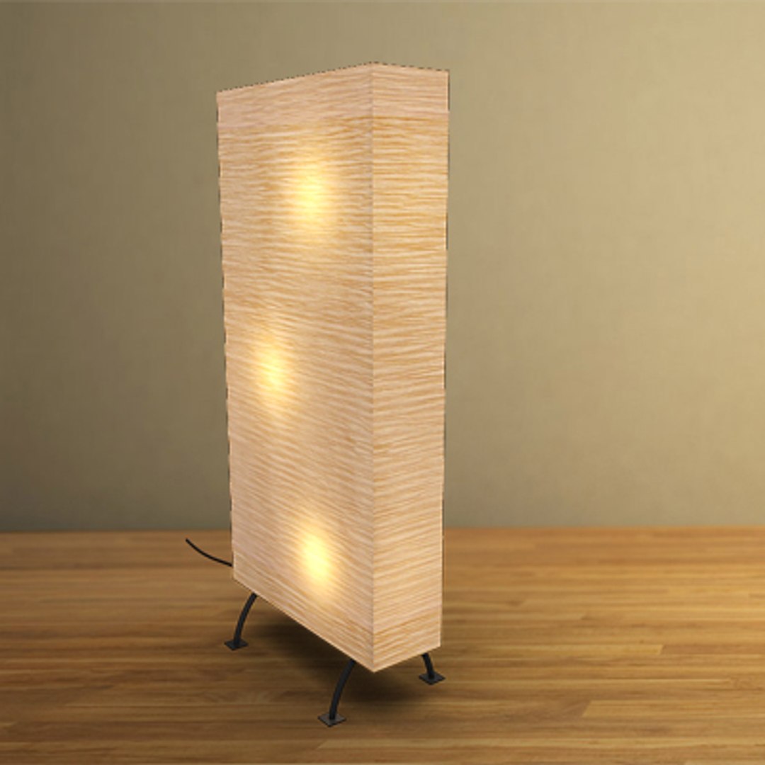 3d Floor Lamp Room Divider Model