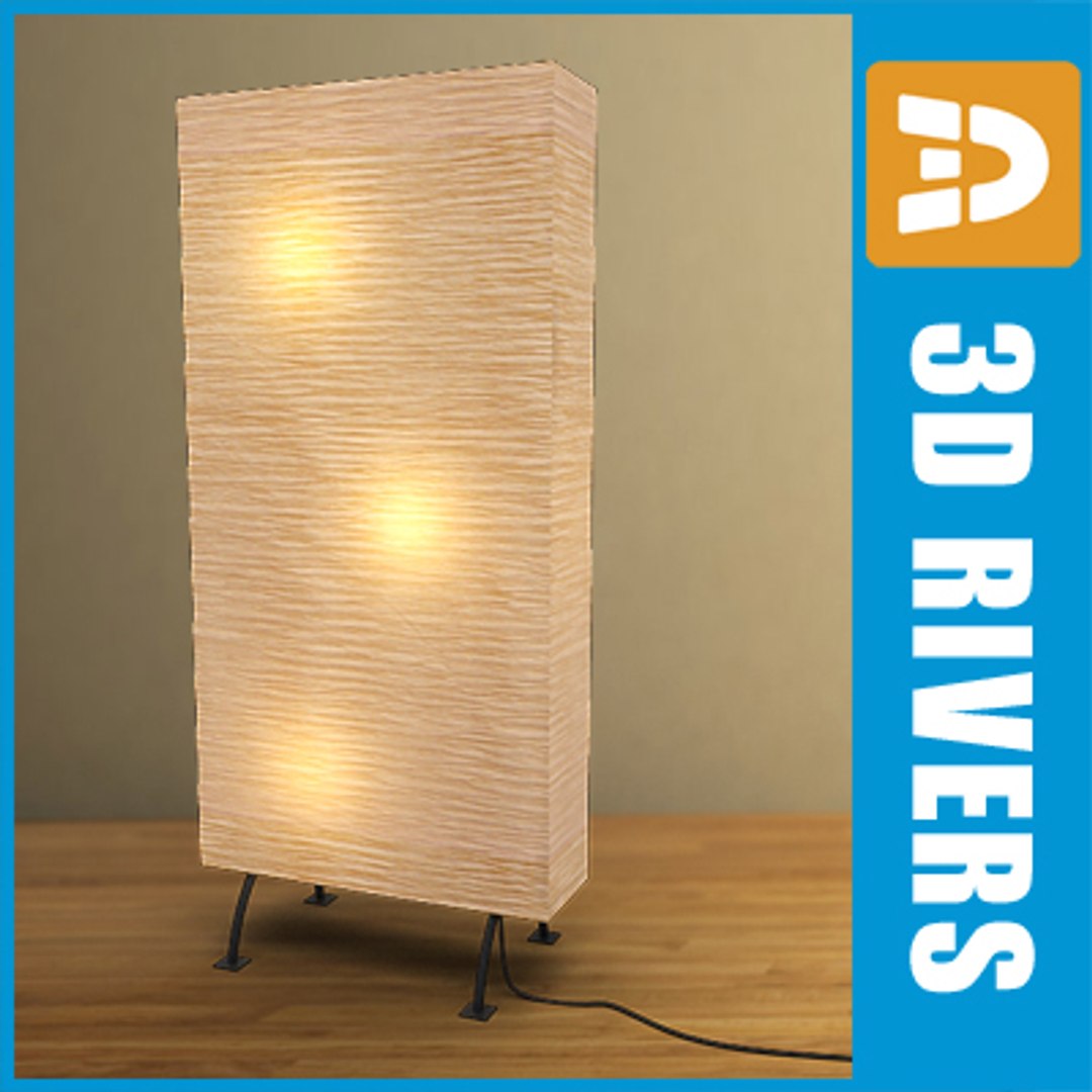 3d Floor Lamp Room Divider Model