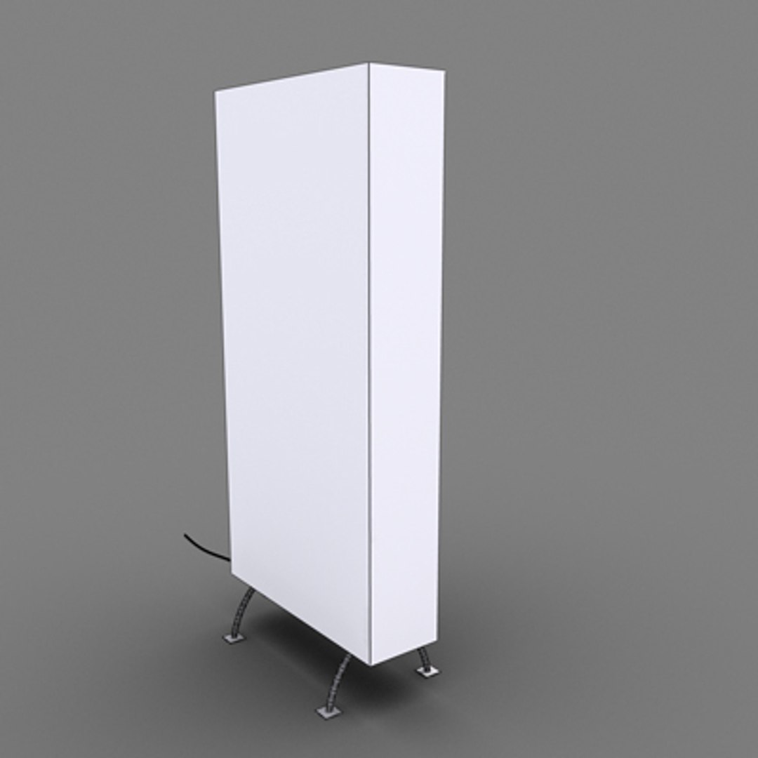 3d Floor Lamp Room Divider Model