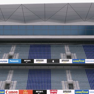 3D Stadium Tribune