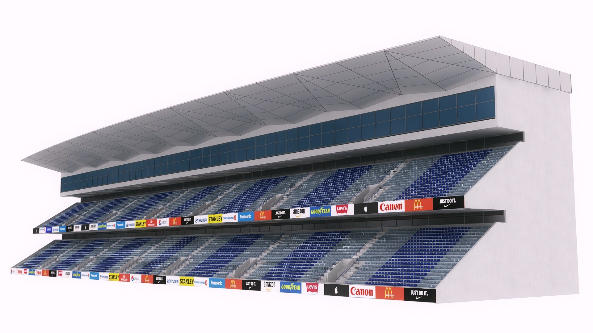 3D Stadium Tribune - TurboSquid 2272595