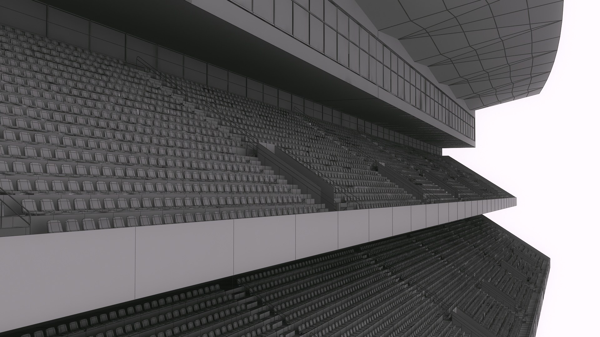 3D Stadium Tribune - TurboSquid 2272595