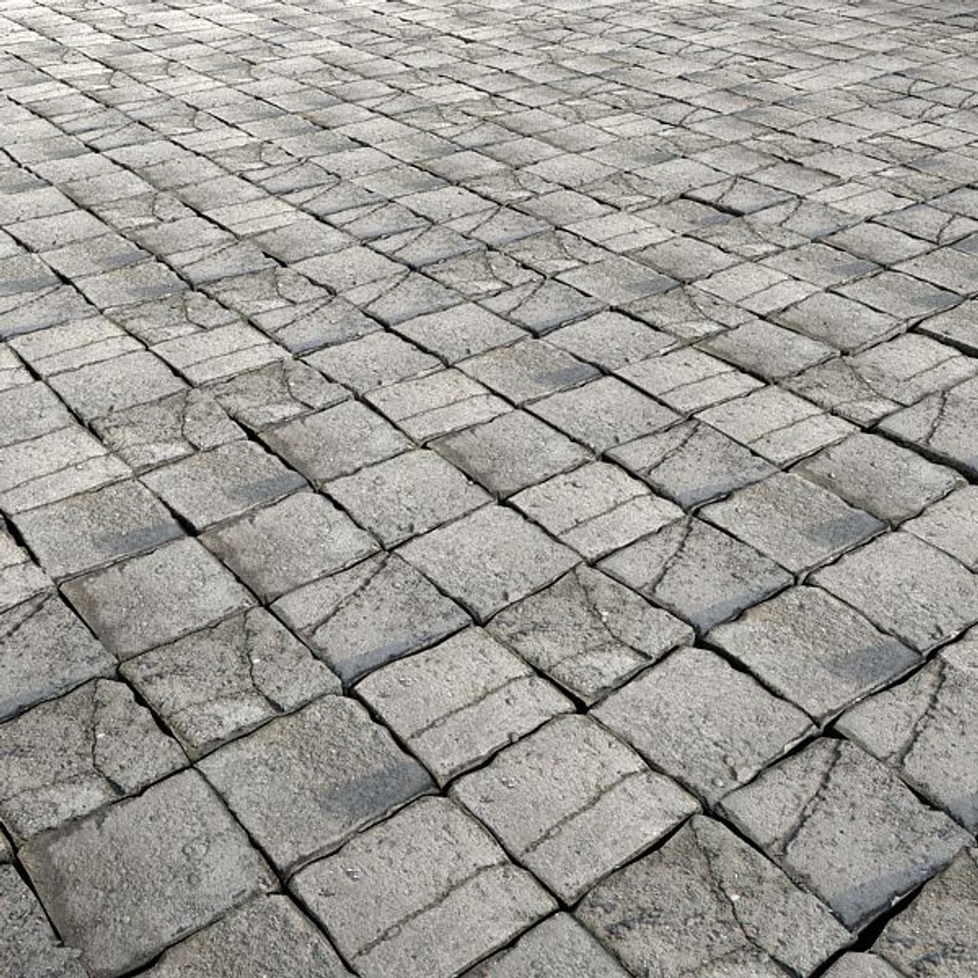 3ds Max Stone Pavement