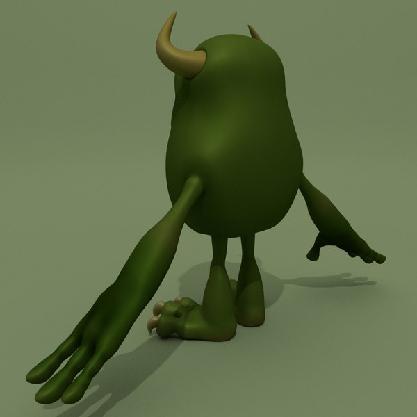 3D cartoon monster cyclops - TurboSquid 1185938