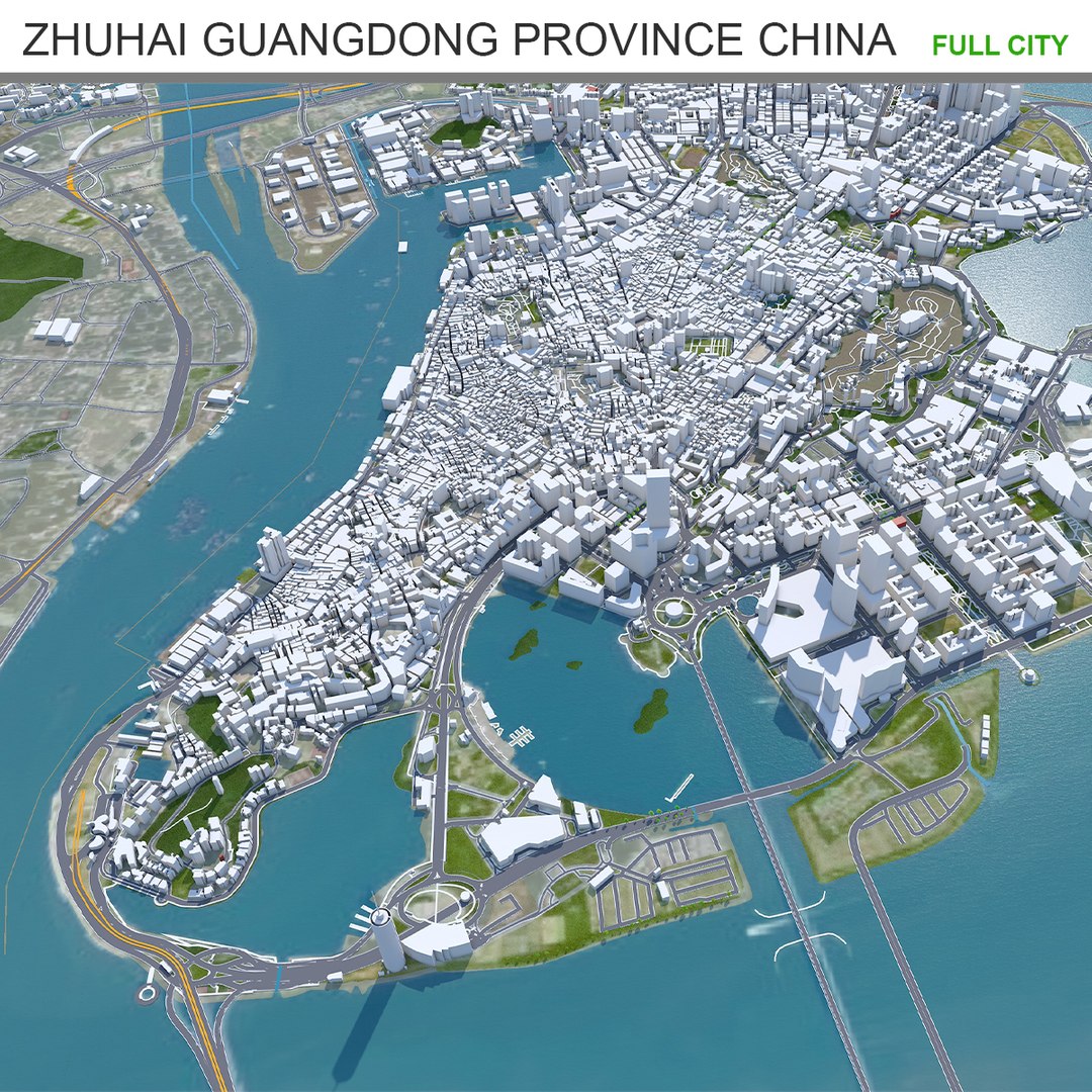 Zhuhai Guangdong Province China 3D Model - TurboSquid 2154944