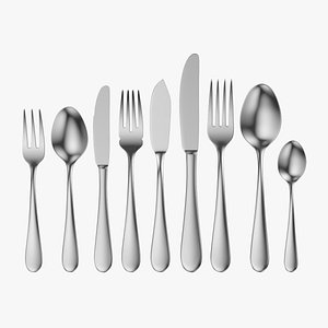 3D Generic Cutlery 9 Pieces COLLECTION
