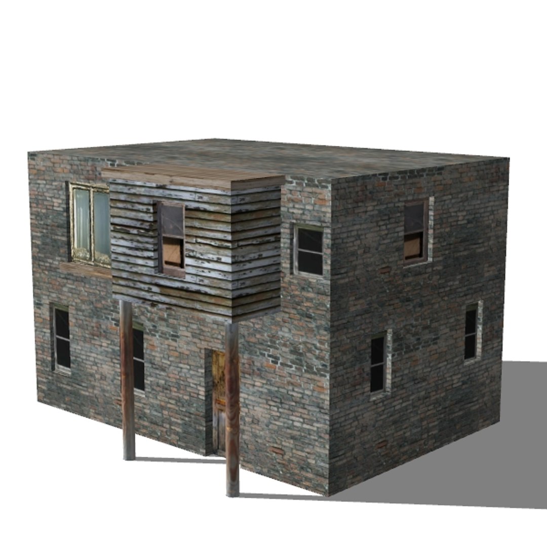 3d Victorian Slums Model