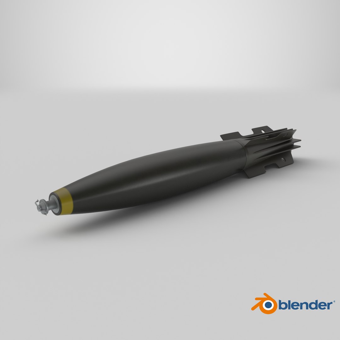 Unguided Aerial Bomb Model 3D model https://p.turbosquid.com/ts-thumb/fj/CqPLkO/7l/stemcell_blender_cycles_render/png/1745595789/1920x1080/fit_q87/12228fbf011fa5b206b75005b4647775df2130dd/stemcell_blender_cycles_render.jpg