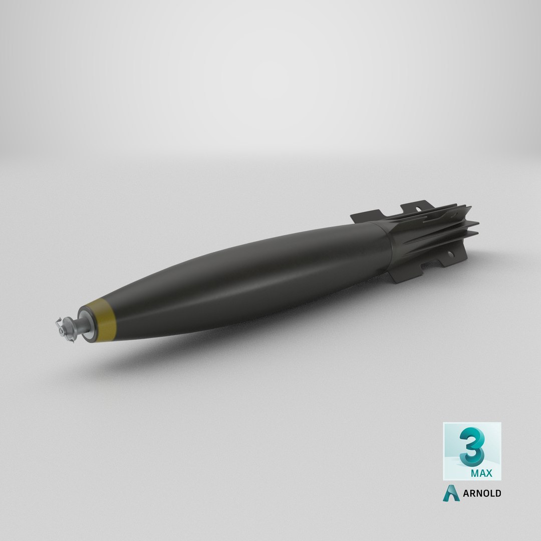 Unguided Aerial Bomb Model 3D model https://p.turbosquid.com/ts-thumb/fj/CqPLkO/Qf/stemcell_max_arnold_render/png/1745595799/1920x1080/fit_q87/4d5fcd0fc3b22b69644af9c71d0eec7a96be6c38/stemcell_max_arnold_render.jpg