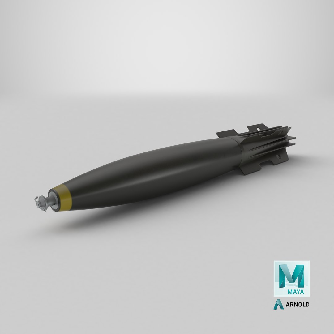 Unguided Aerial Bomb Model 3D model https://p.turbosquid.com/ts-thumb/fj/CqPLkO/zV/stemcell_maya_arnold_render/png/1745595791/1920x1080/fit_q87/908acb78a4b026adeae36c4abd65cde06f1daf54/stemcell_maya_arnold_render.jpg