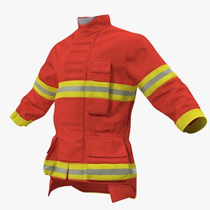 3D firefighting coat model